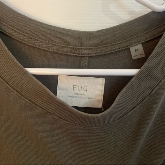 FEAR OF GOD - FOG - Collection One 2015-2016 longline - dark army green - Picture 2 of 4